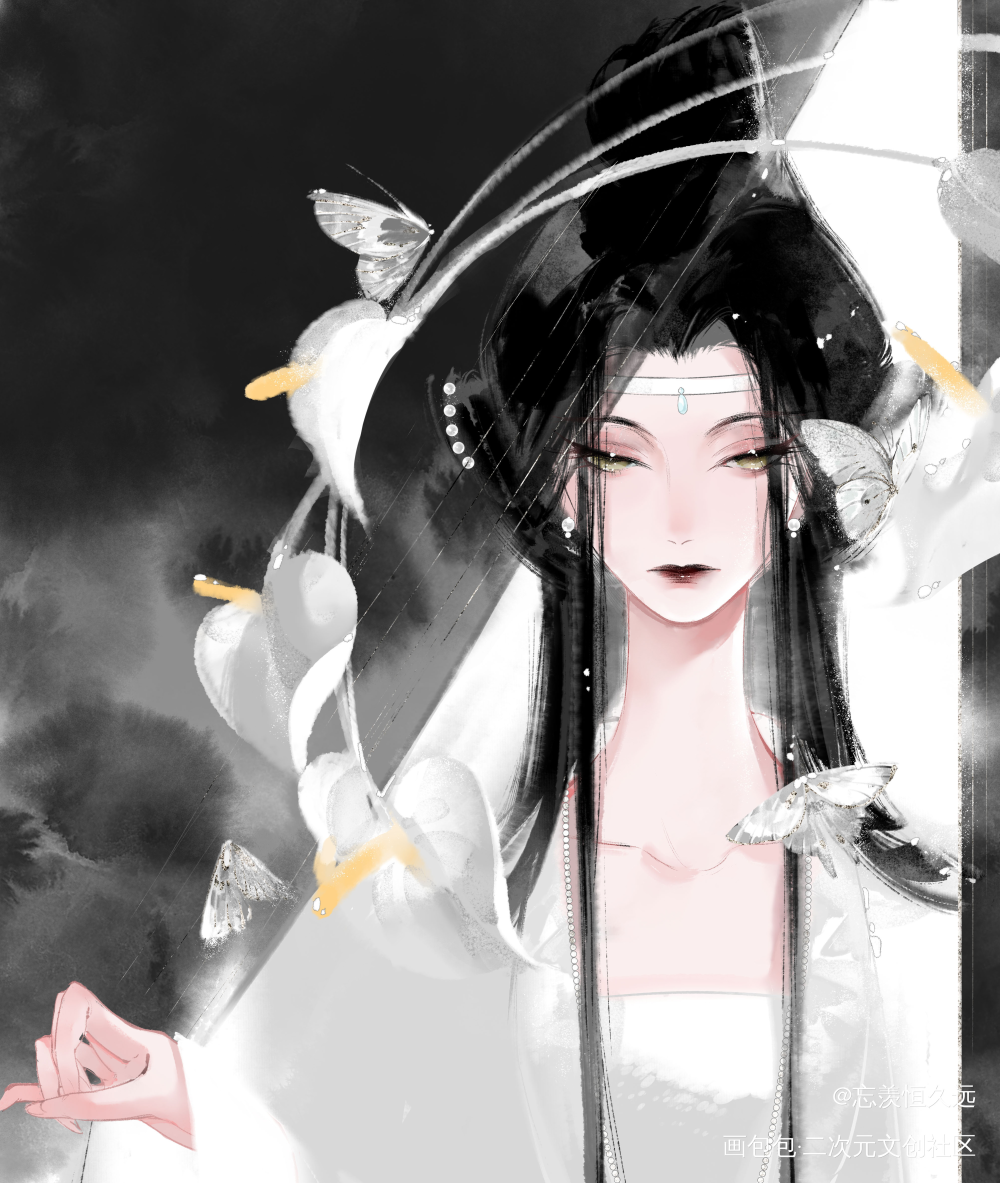 忘羡双性转_魔道祖师忘羡蓝忘机·魔道祖师魏无羡·魔道祖师绘画作品