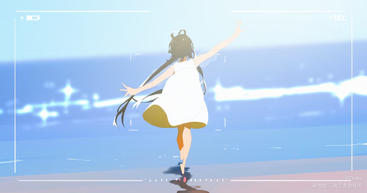 摸鱼_板绘涂摸鱼页绘画作品