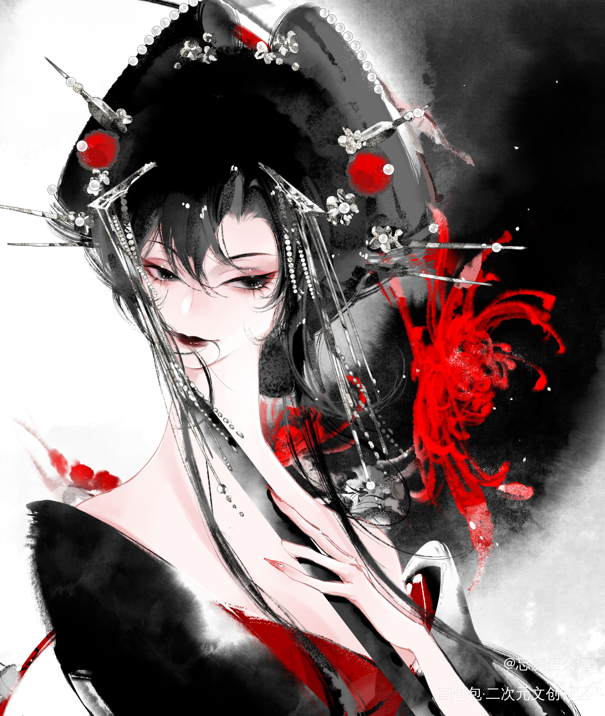 忘羡双性转_魔道祖师忘羡蓝忘机·魔道祖师魏无羡·魔道祖师绘画作品