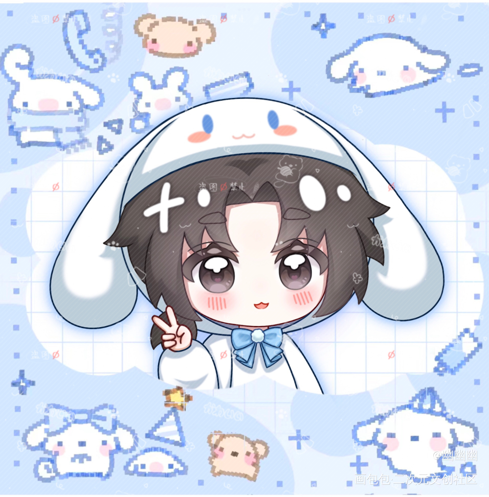 小周小夏_我只喜欢你的人设绘画作品