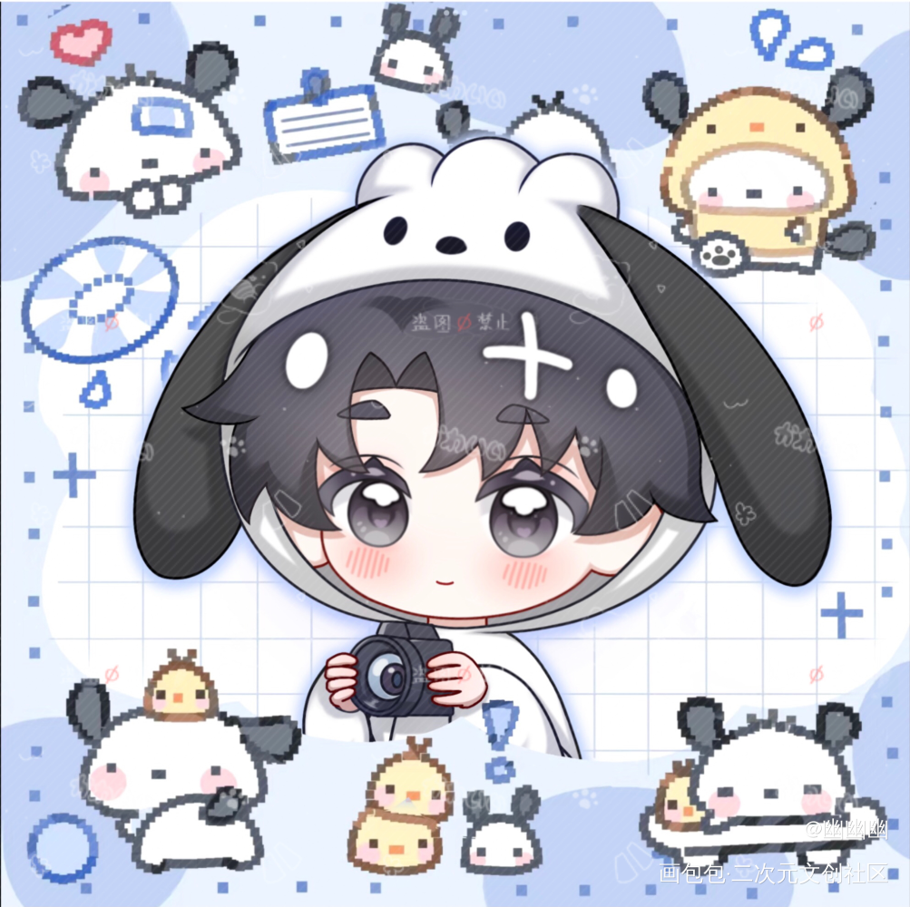 小周小夏_我只喜欢你的人设绘画作品