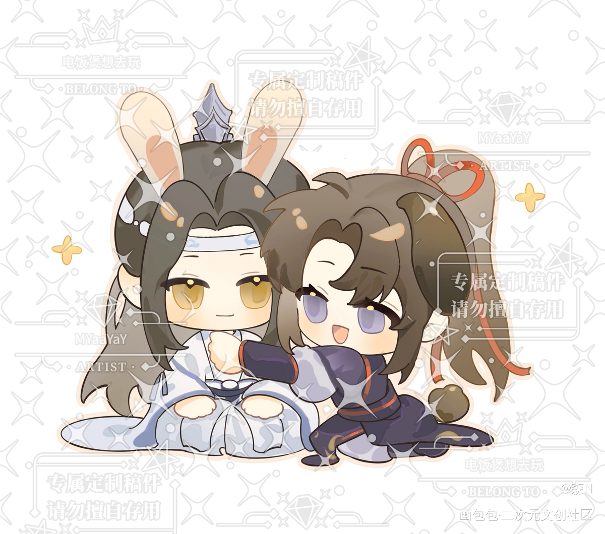 _魔道祖师绘画作品