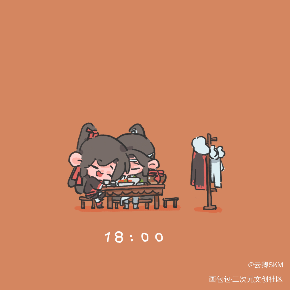 小酌_魔道祖师绘画作品