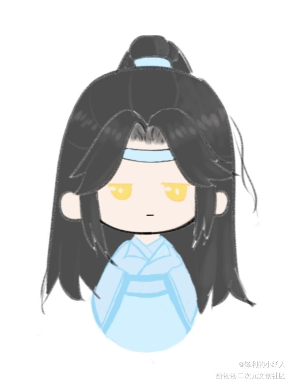 小忘机_魔道祖师蓝忘机·魔道祖师绘画作品