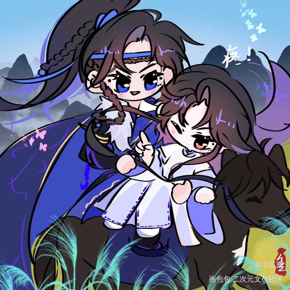 结发为夫妻_将进酒策舟绘画绘画作品