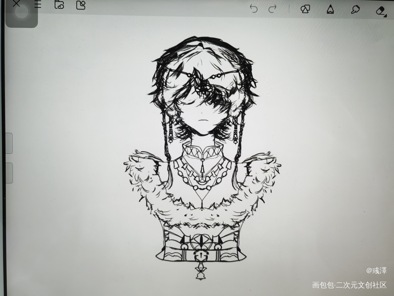 小瓶_盗墓笔记张起灵·盗墓笔记绘画作品