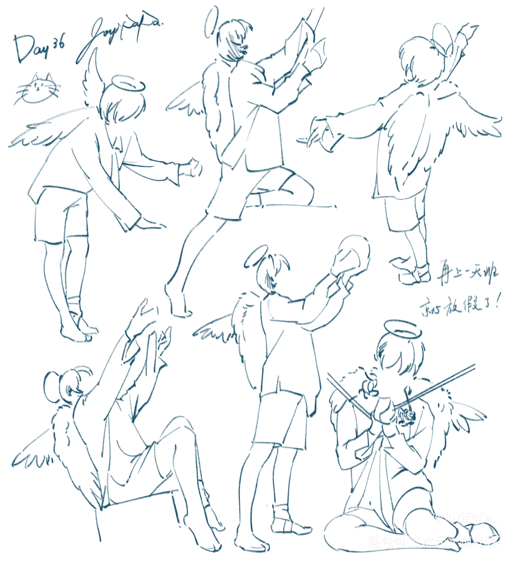 Day 36_奖学金计划绘画作品