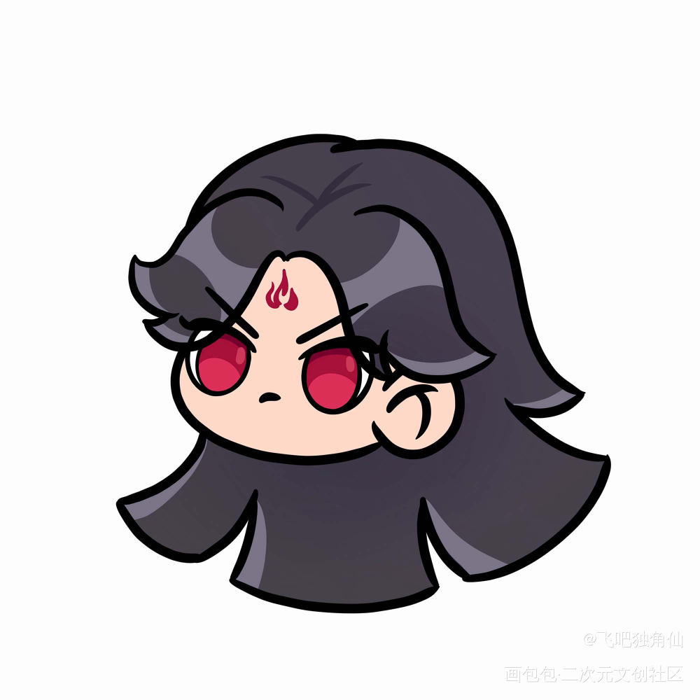 QQ冰_人渣反派自救系统绘画作品