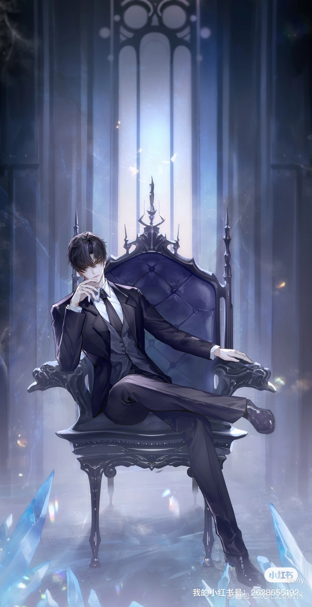 _恋与深空同人黎深绘画作品