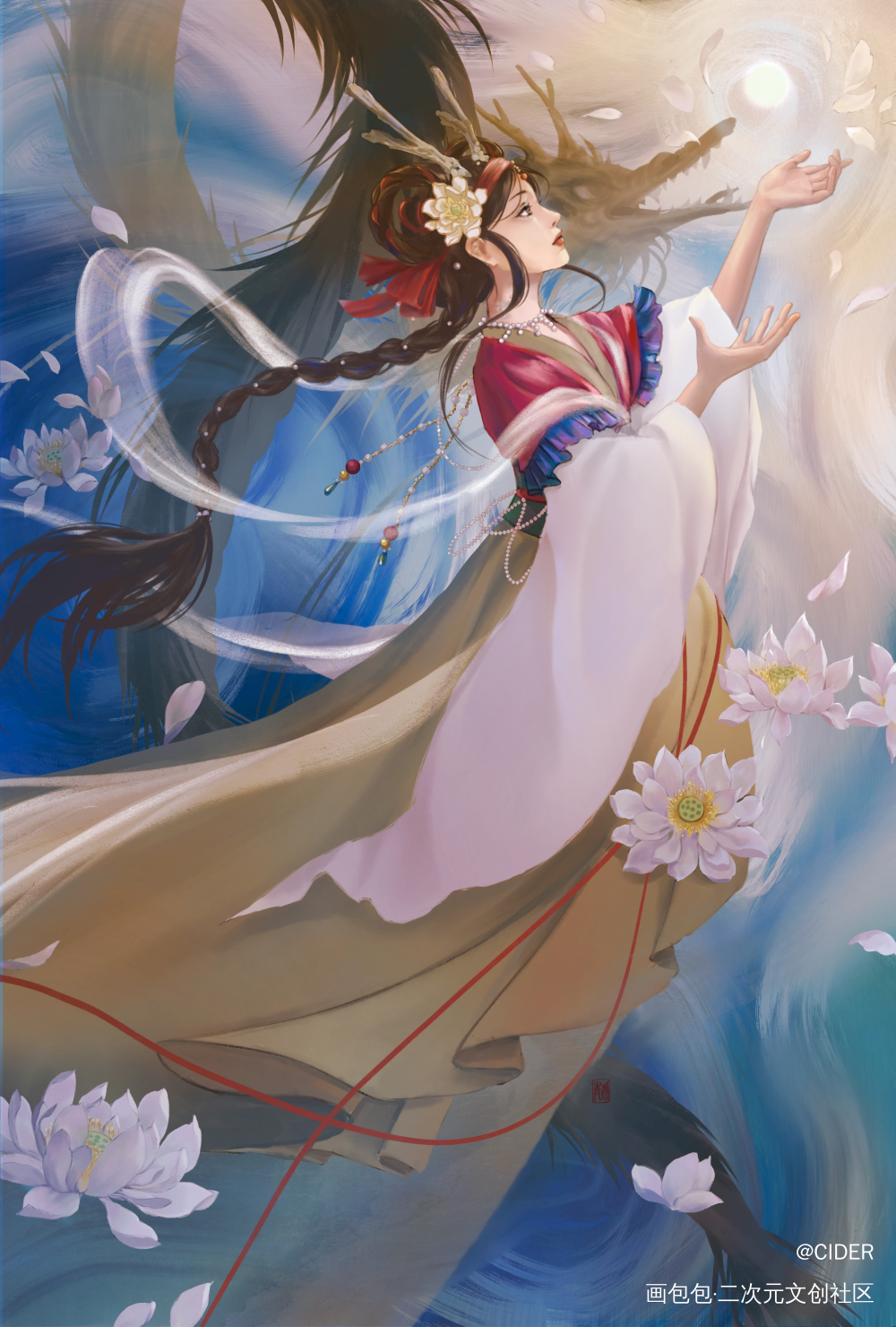 龙年贺图_中国风国风古风我要上首推插画绘画作品