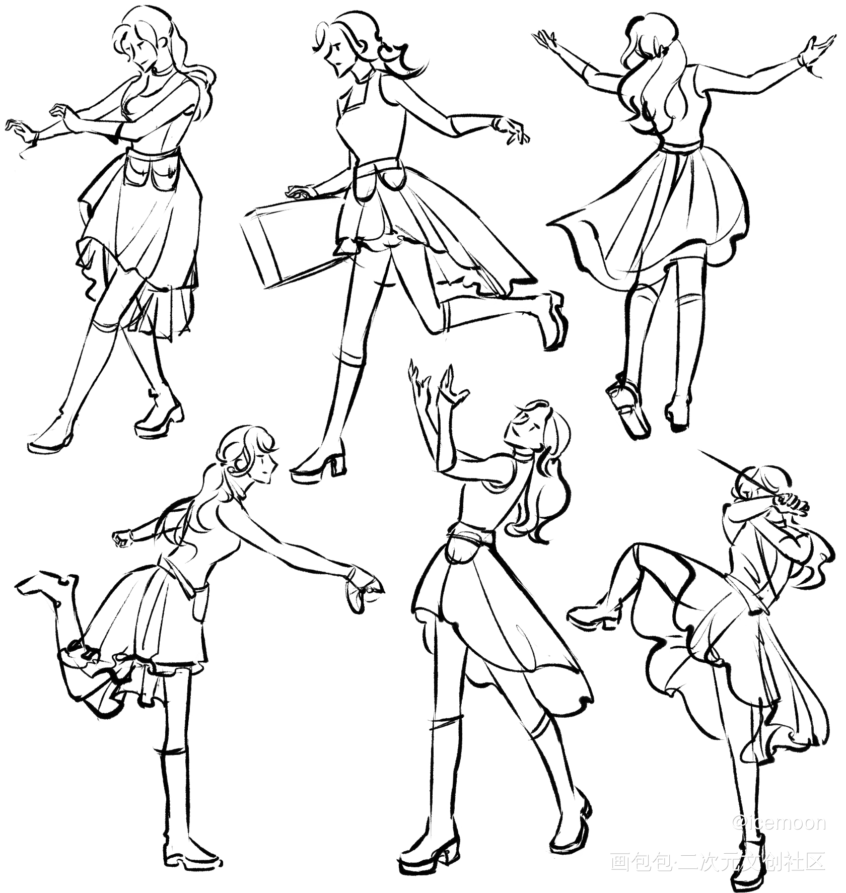 速写day30_奖学金计划绘画作品