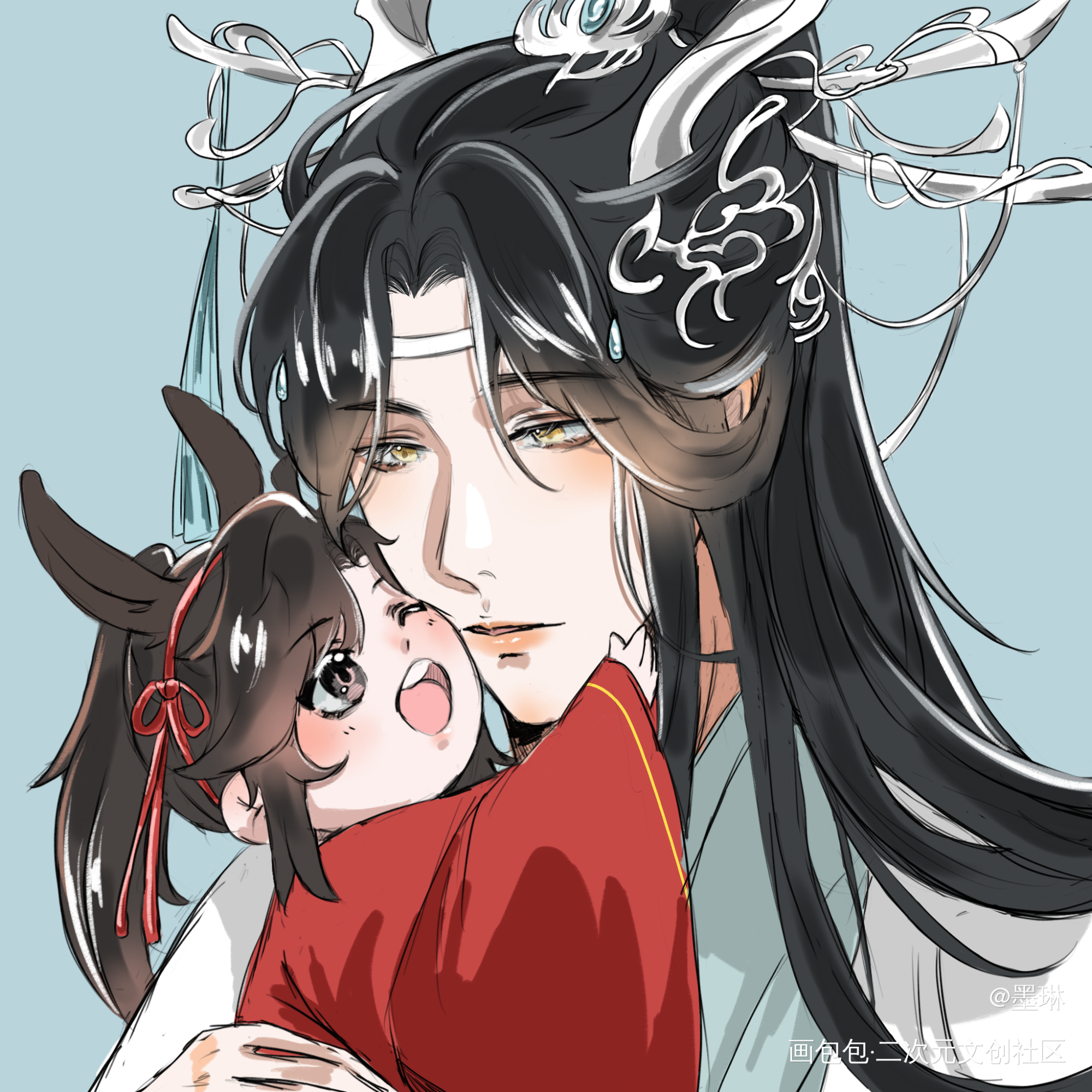 _魔道祖师绘画作品