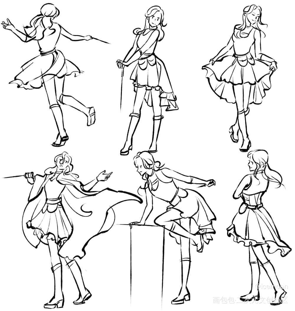 速写day41_奖学金计划绘画作品