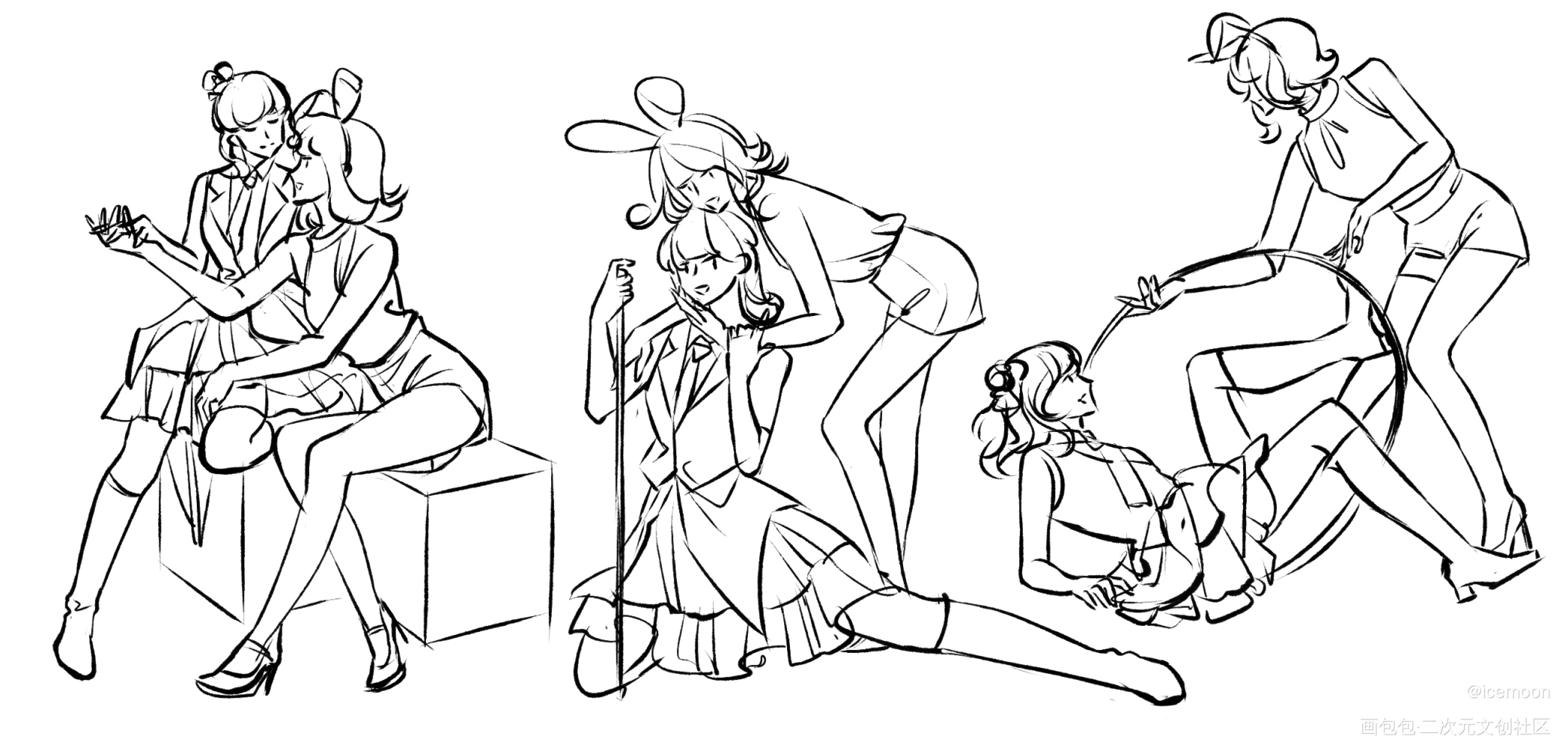 速写day42_奖学金计划绘画作品