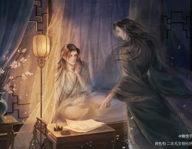 遇蛇_绘画作品
