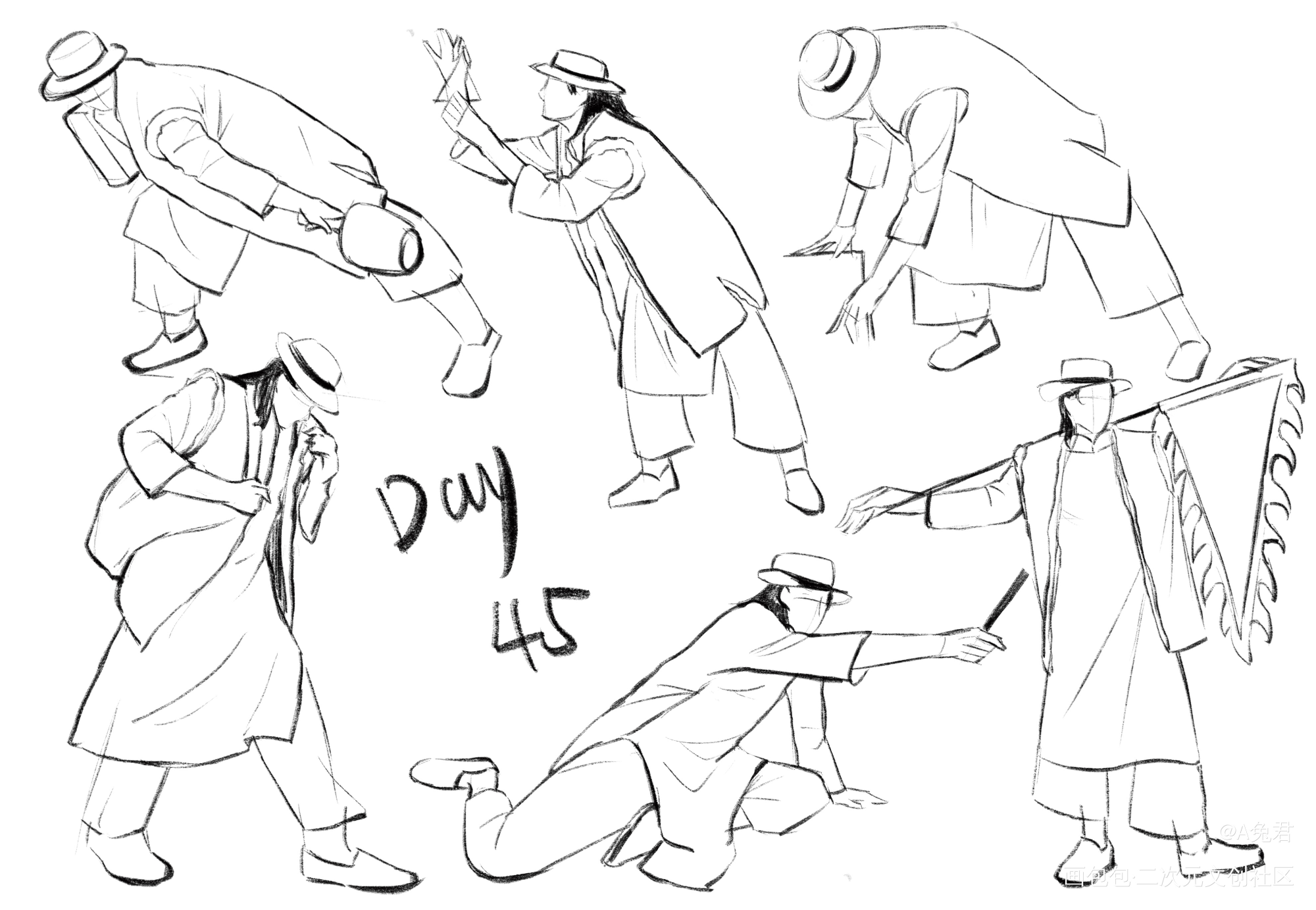 day 45_奖学金计划绘画作品
