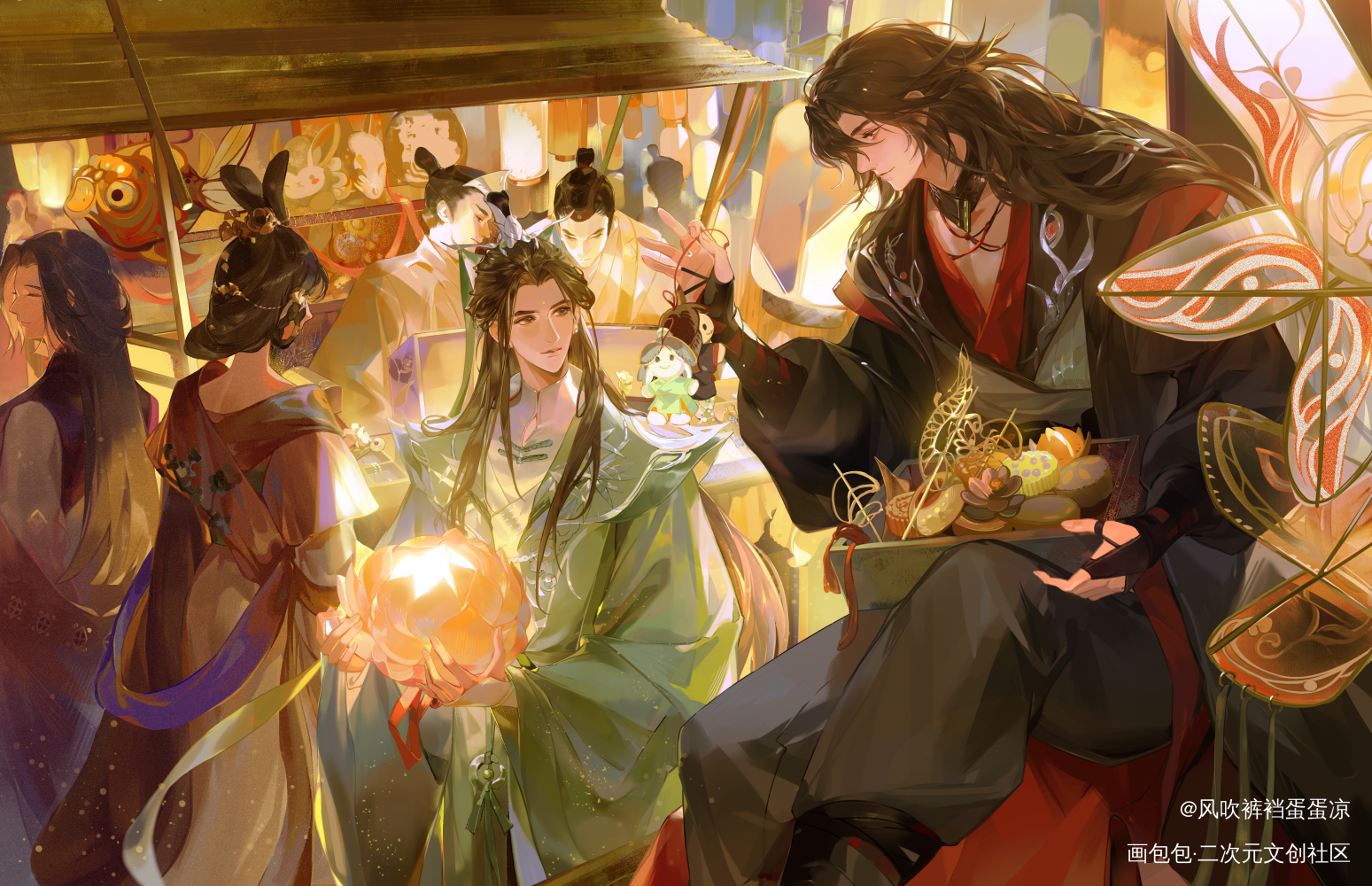 冰秋_人渣反派自救系统洛冰河·人渣反派自救系统沈清秋·人渣反派自救系统绘画作品