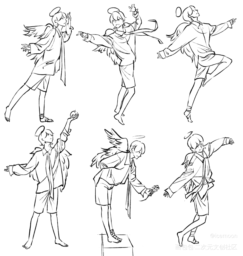 速写day47_奖学金计划绘画作品