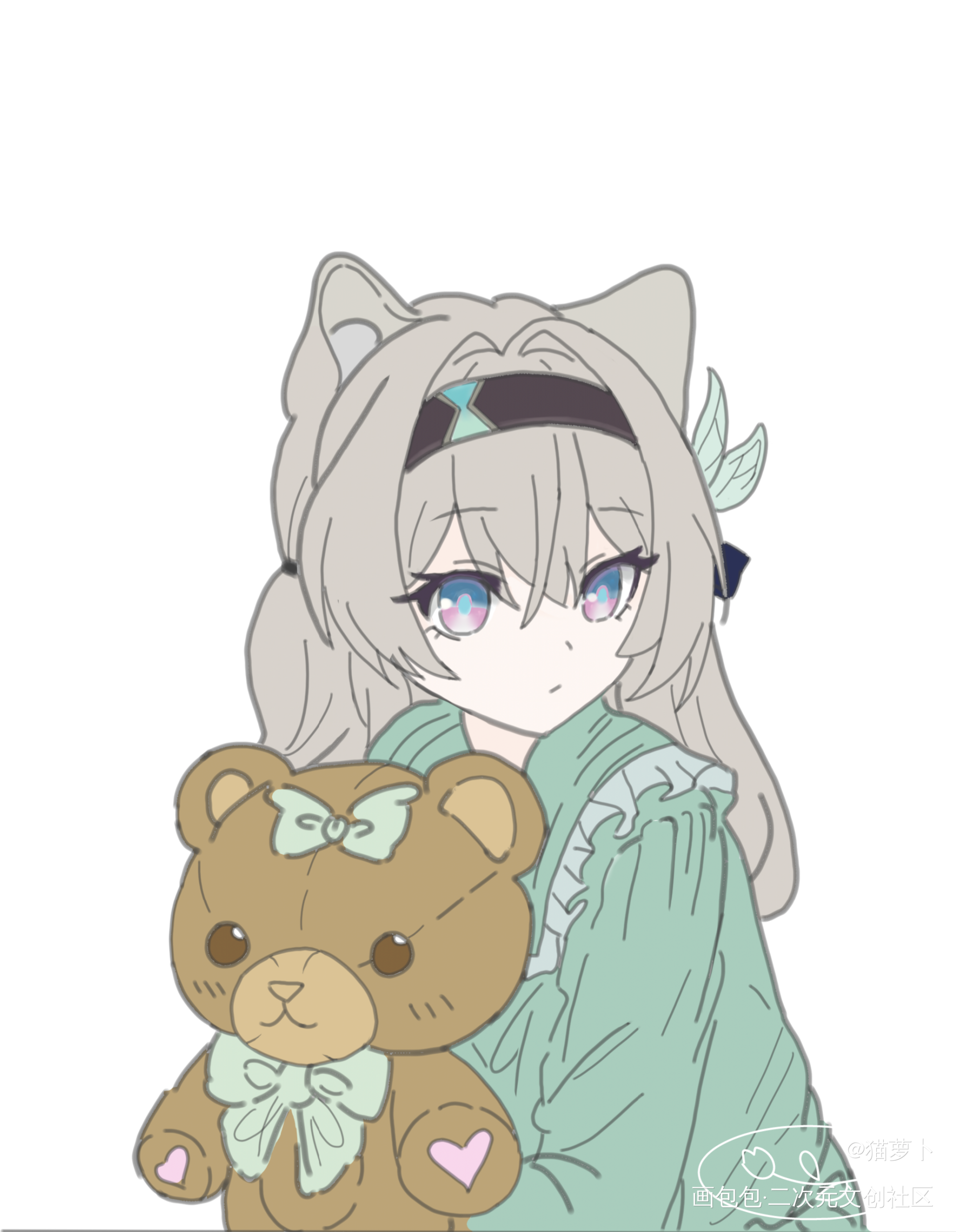 头像_崩坏星穹铁道流莹绘画作品