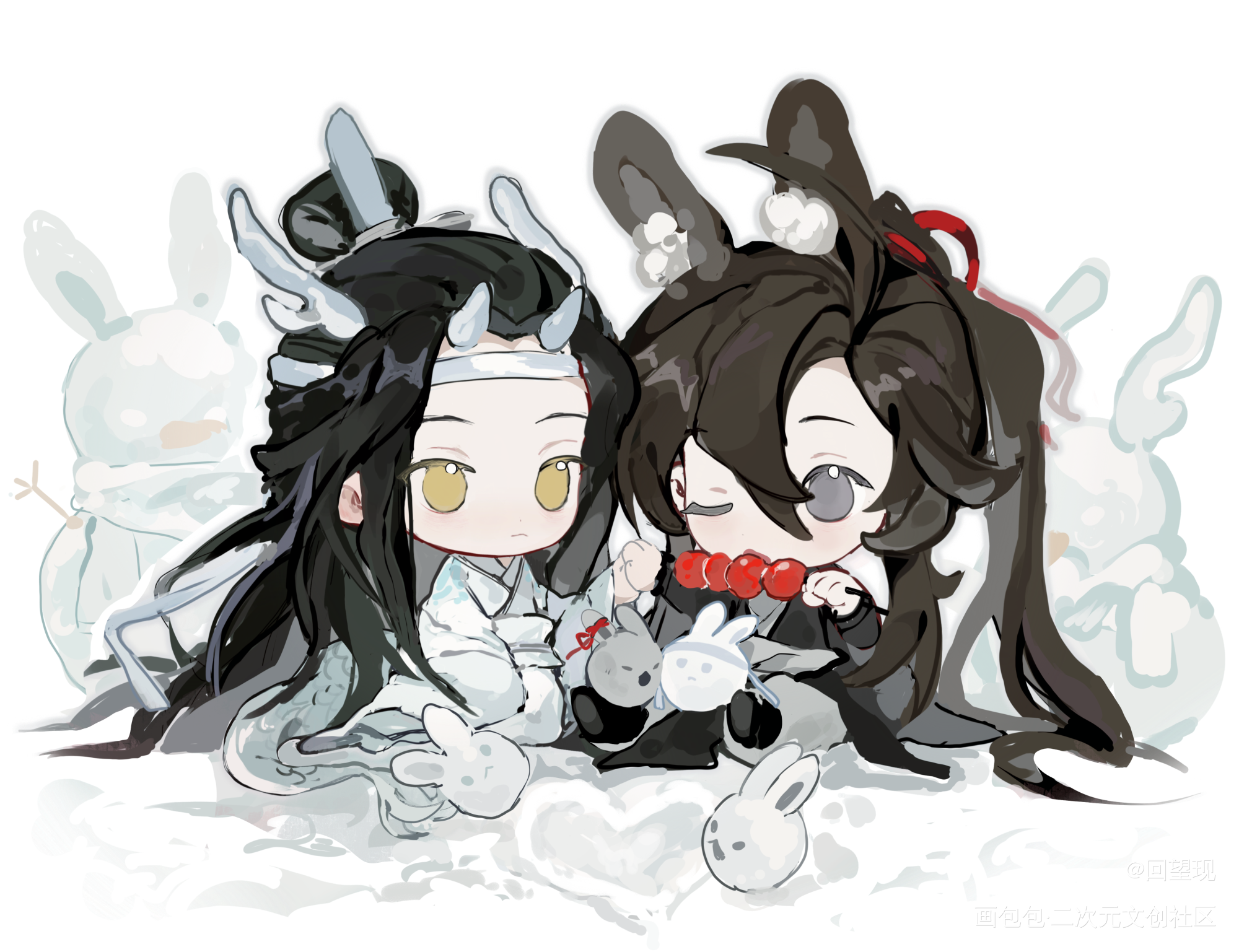 _魔道祖师绘画作品