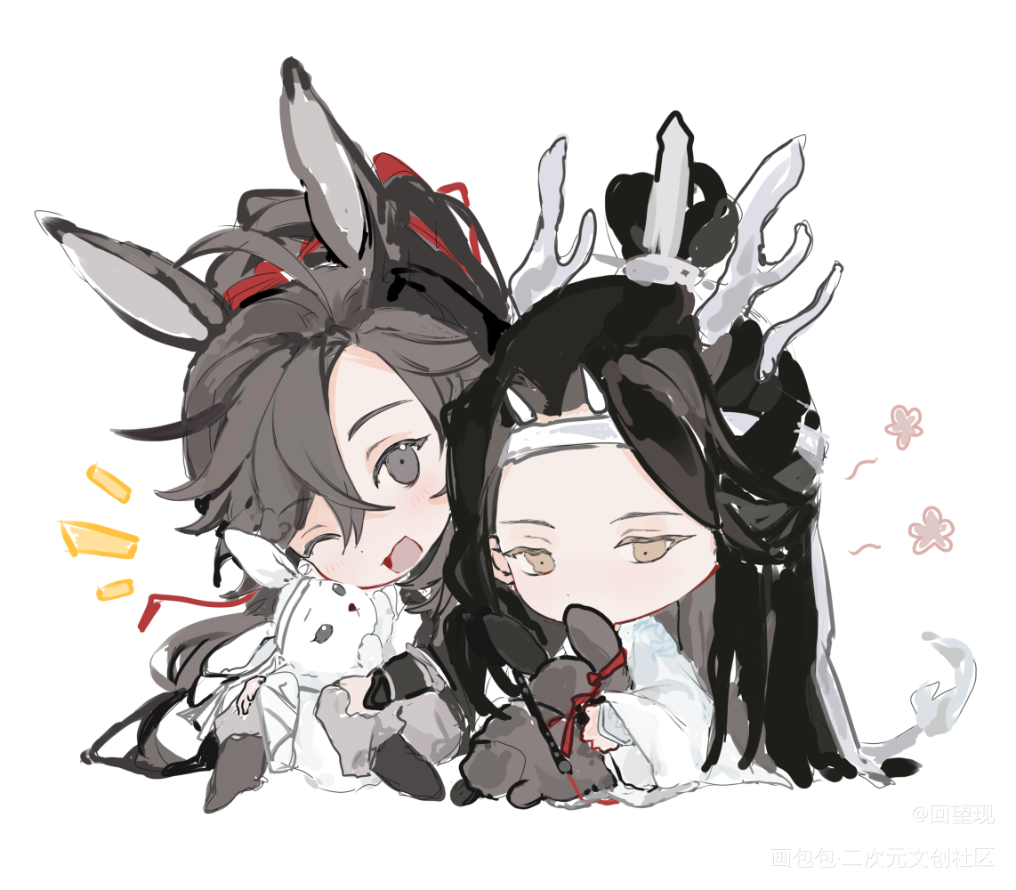 (´･ω･`)_魔道祖师绘画作品