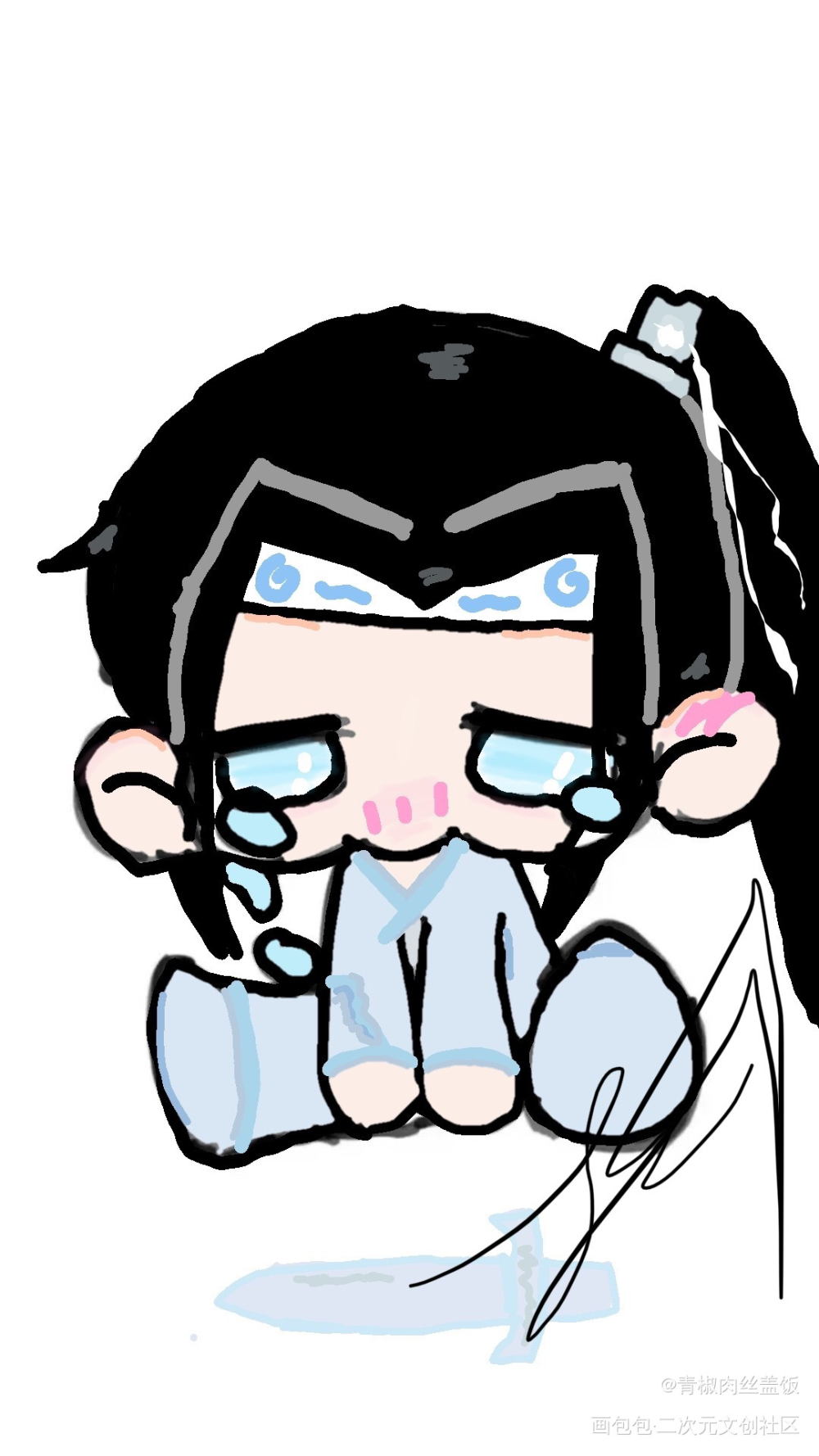_魔道祖师蓝忘机·魔道祖师魏无羡·魔道祖师绘画作品