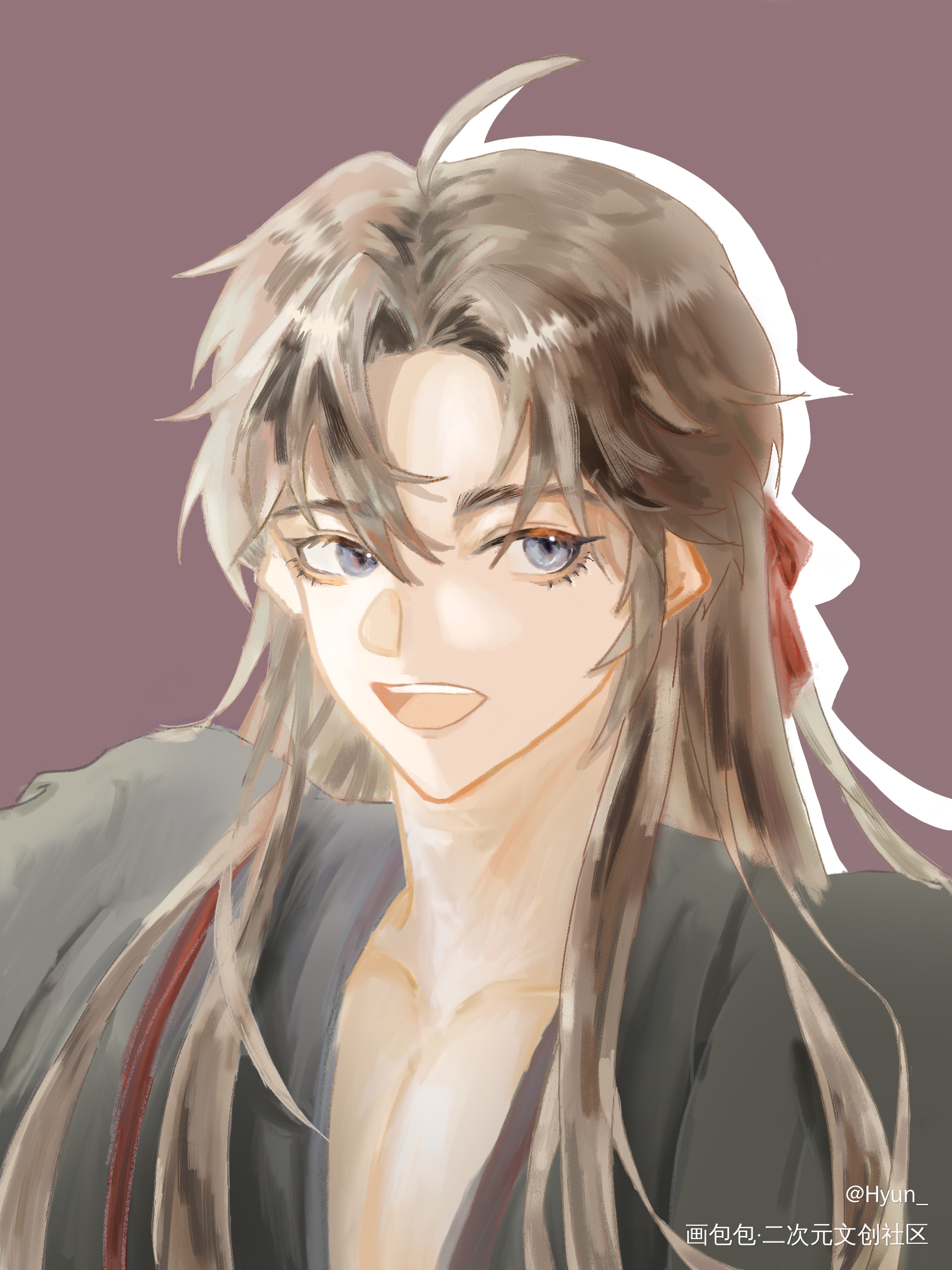 发发～_魔道祖师魏无羡·魔道祖师摸鱼页绘画作品