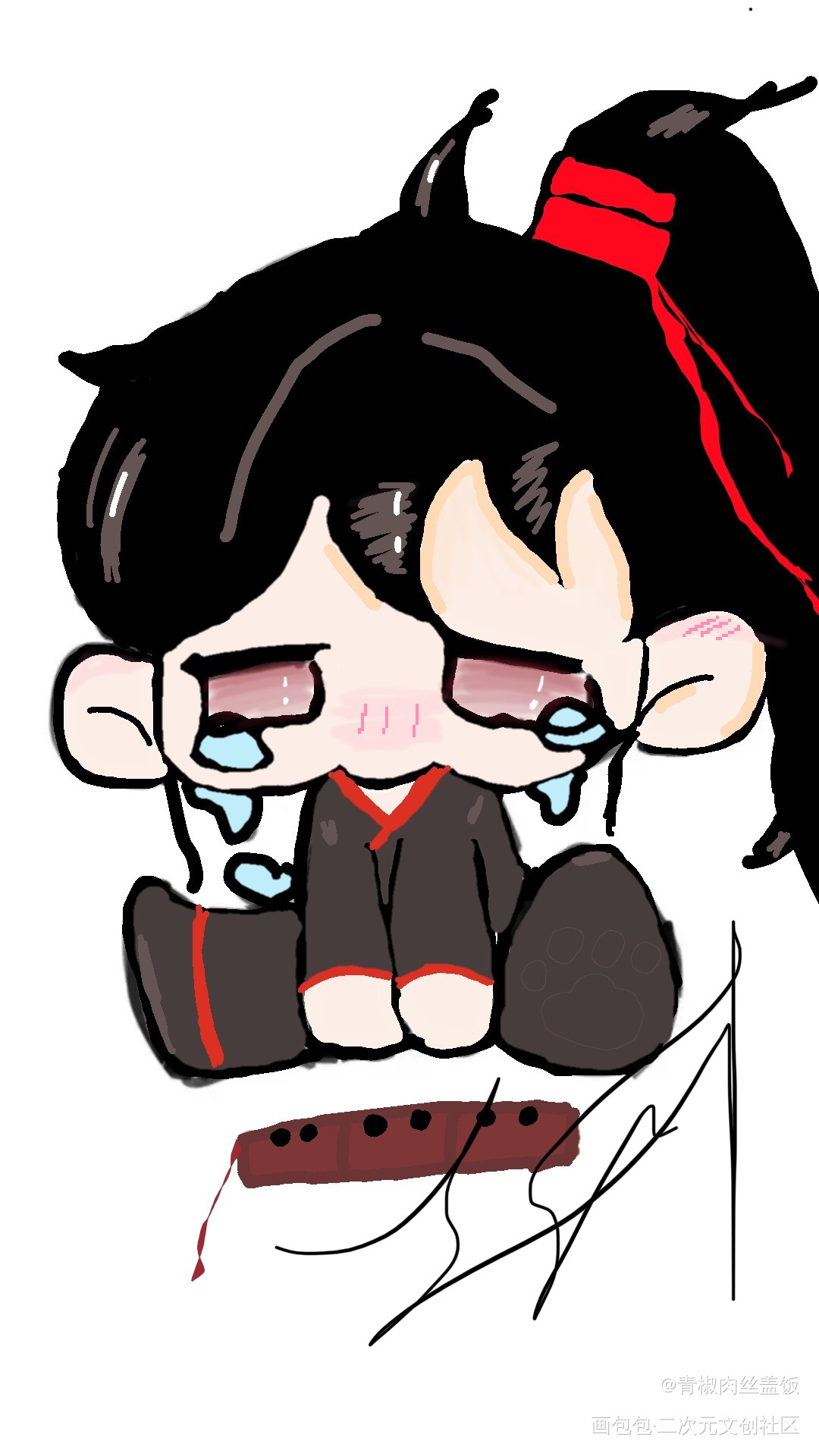 _魔道祖师蓝忘机·魔道祖师魏无羡·魔道祖师绘画作品