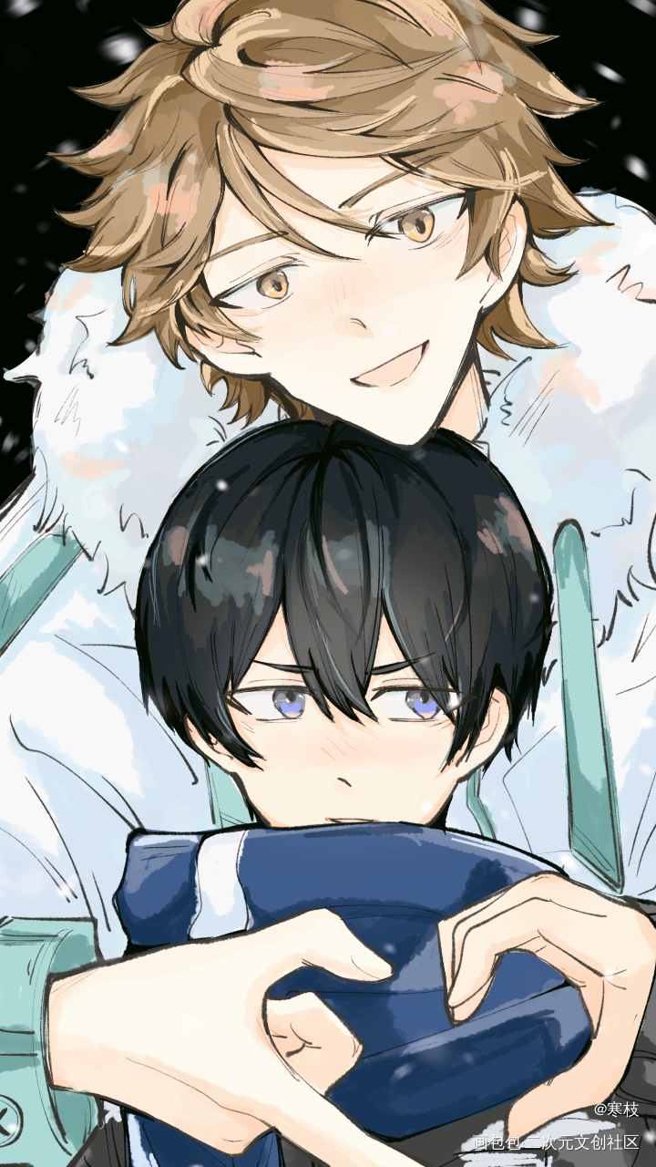 冬日❄️_及影绘画作品