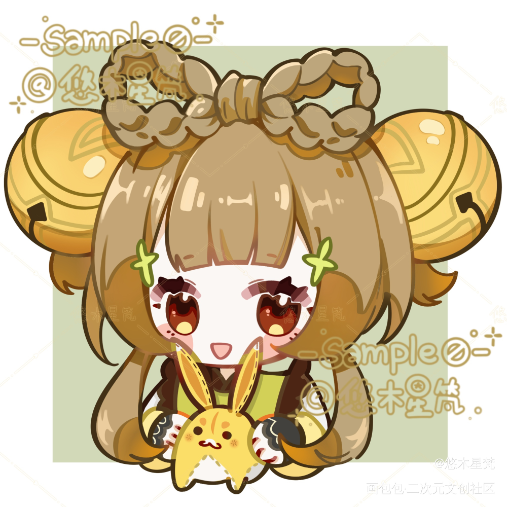 可爱瑶瑶在线发兔🥳💗_原神绘画作品