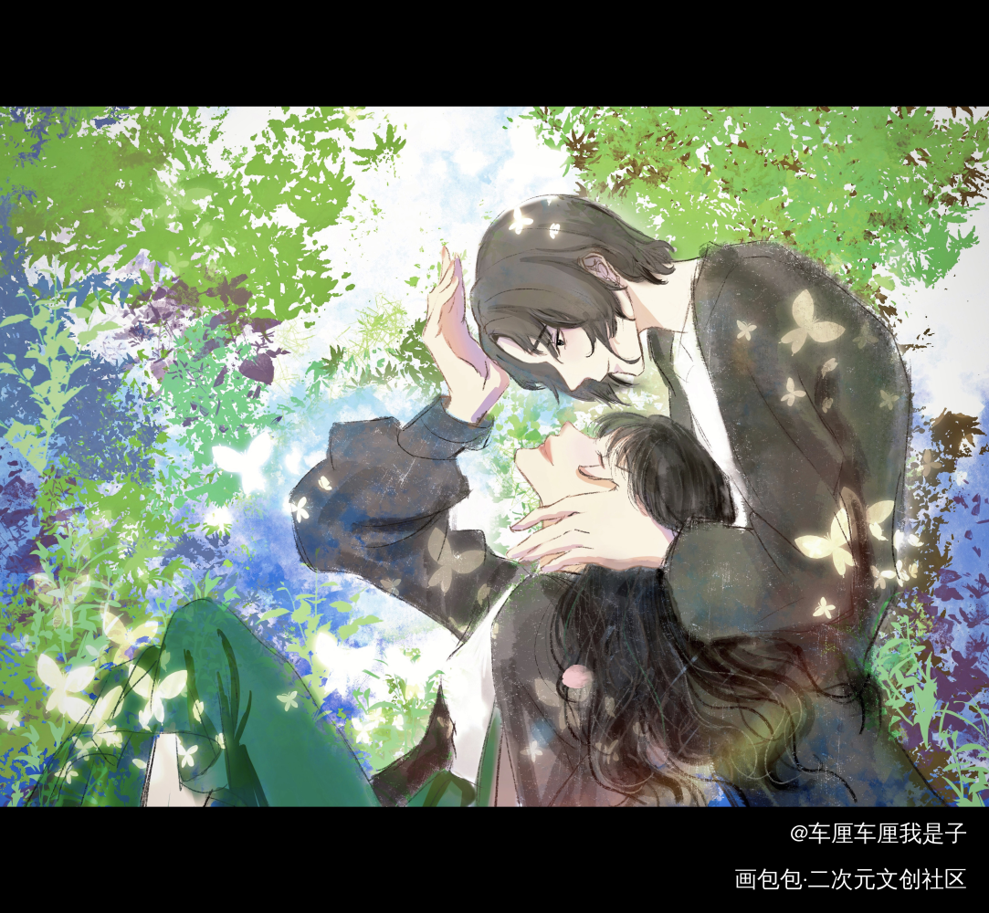 夏日绿浓_哈利波特斯内普绘画作品