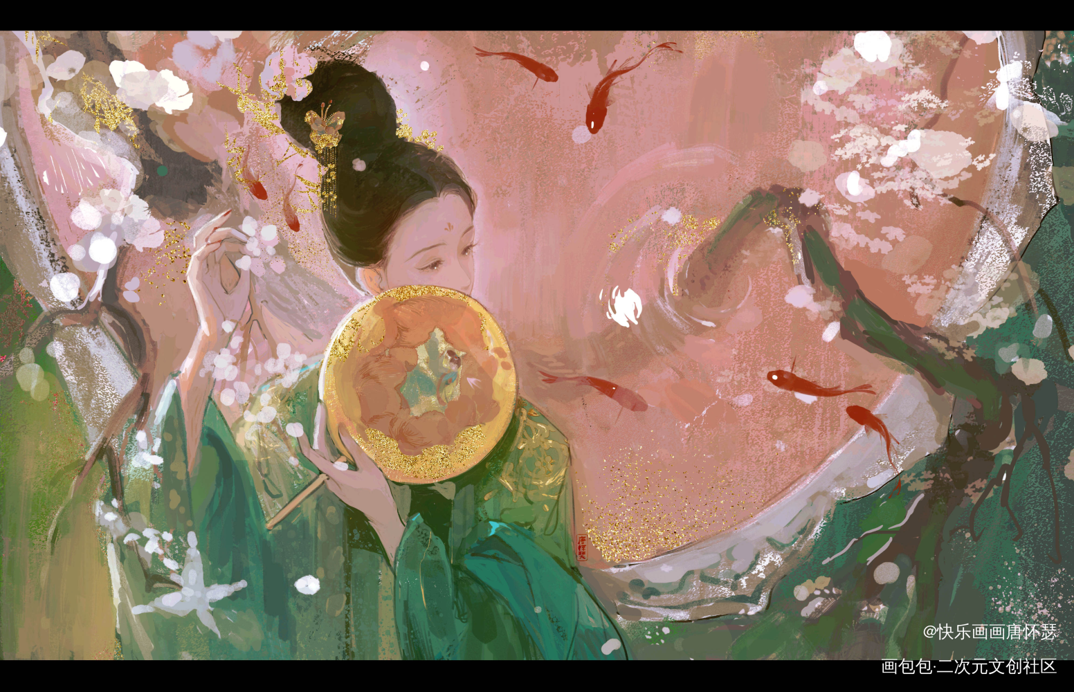 镜花_古风插画大唐狄公案陈都灵画画绘画作品