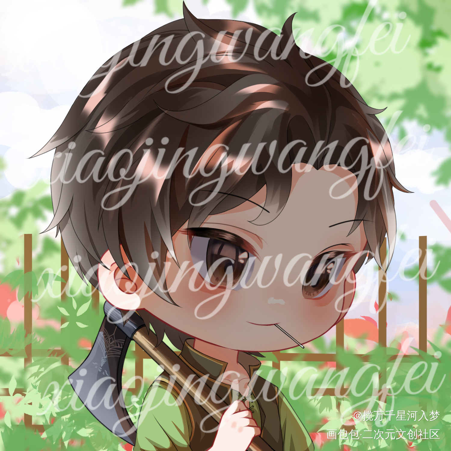 <李简·童话镇>_188男团李简绘画作品