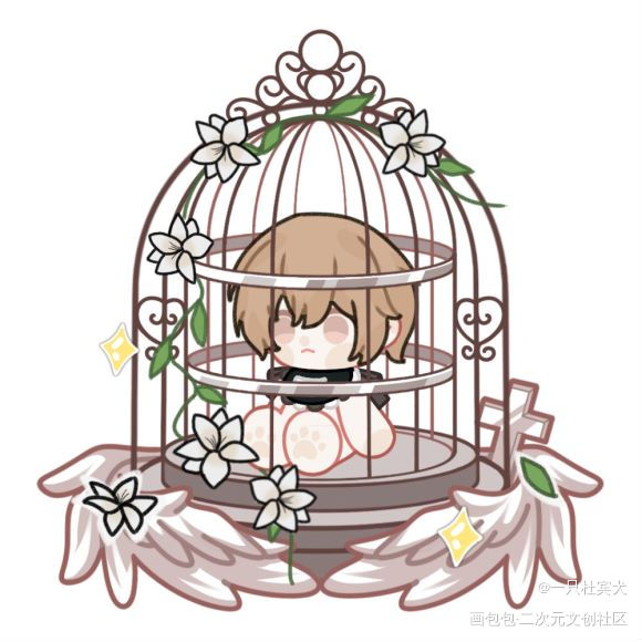 天阔云海深，段生吾嘉衍_我喜欢你的信息素绘画作品