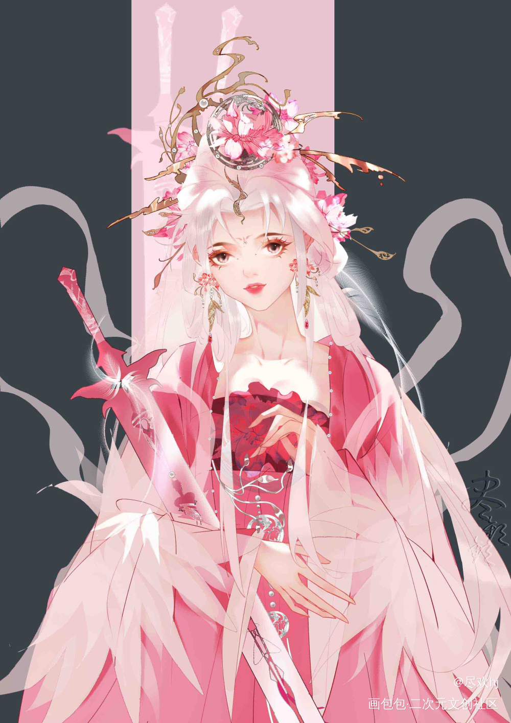 摸_摸鱼页绘画练习绘画原创oc绘画作品
