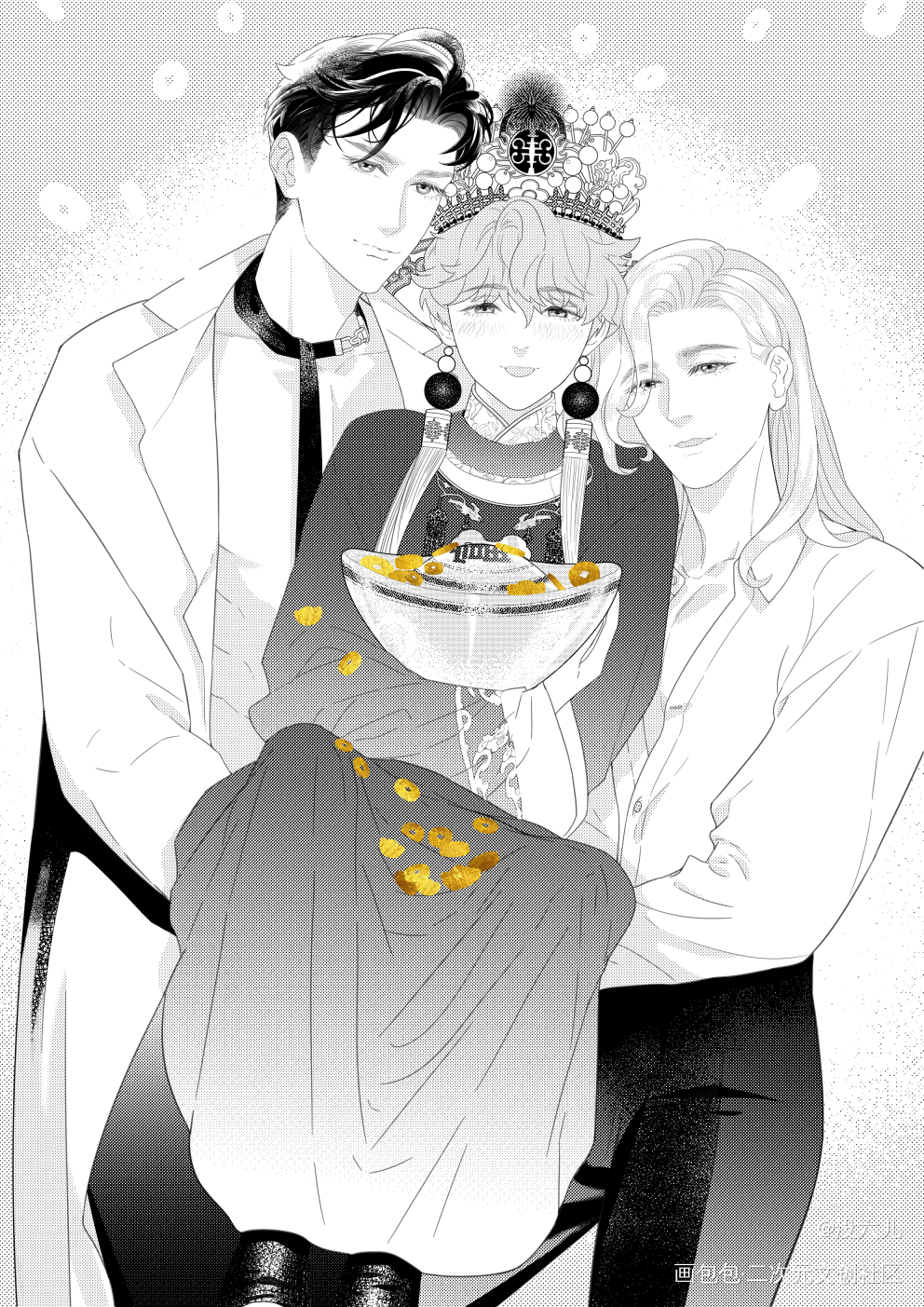 迎财神～_绘画作品