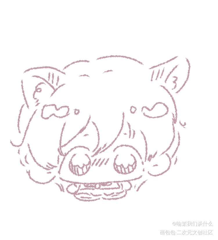 _黑白简笔绘画作品
