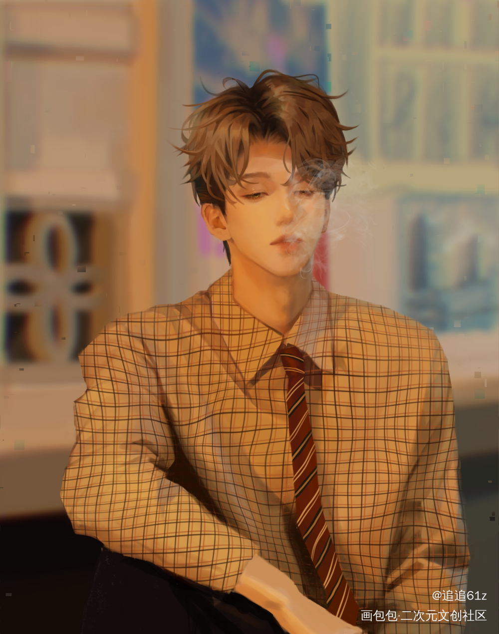 黄昏🌇_厚涂我要上首推procreate绘画绘画作品