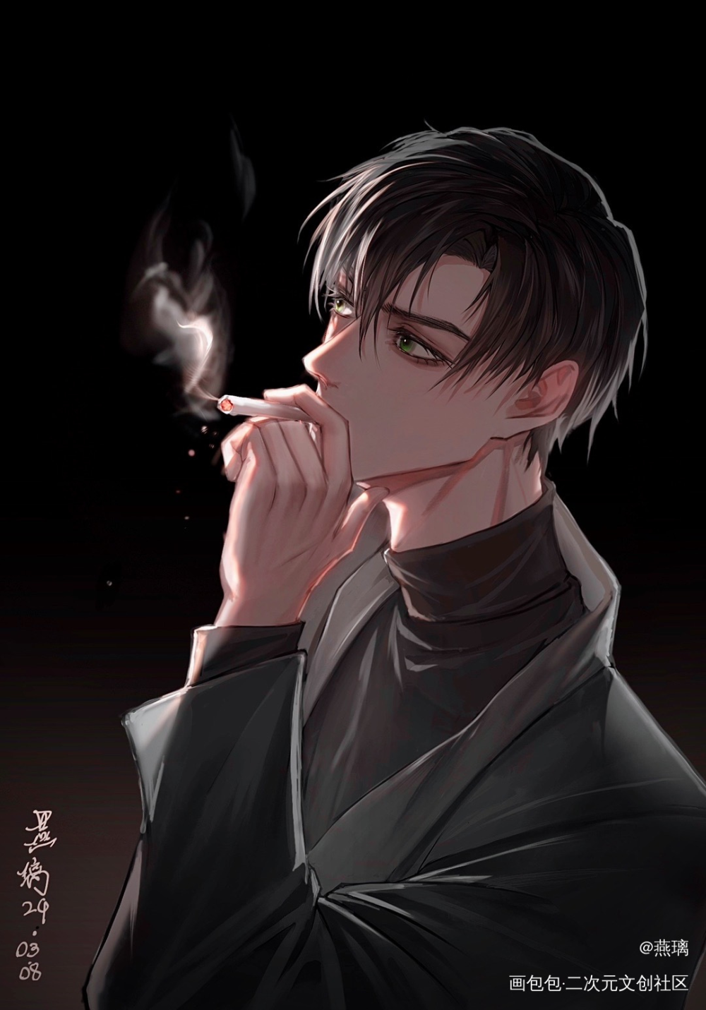 _恋与深空恋与深空黎深黎深绘画作品