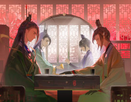 [礼尚往来]孔融向_绘画作品