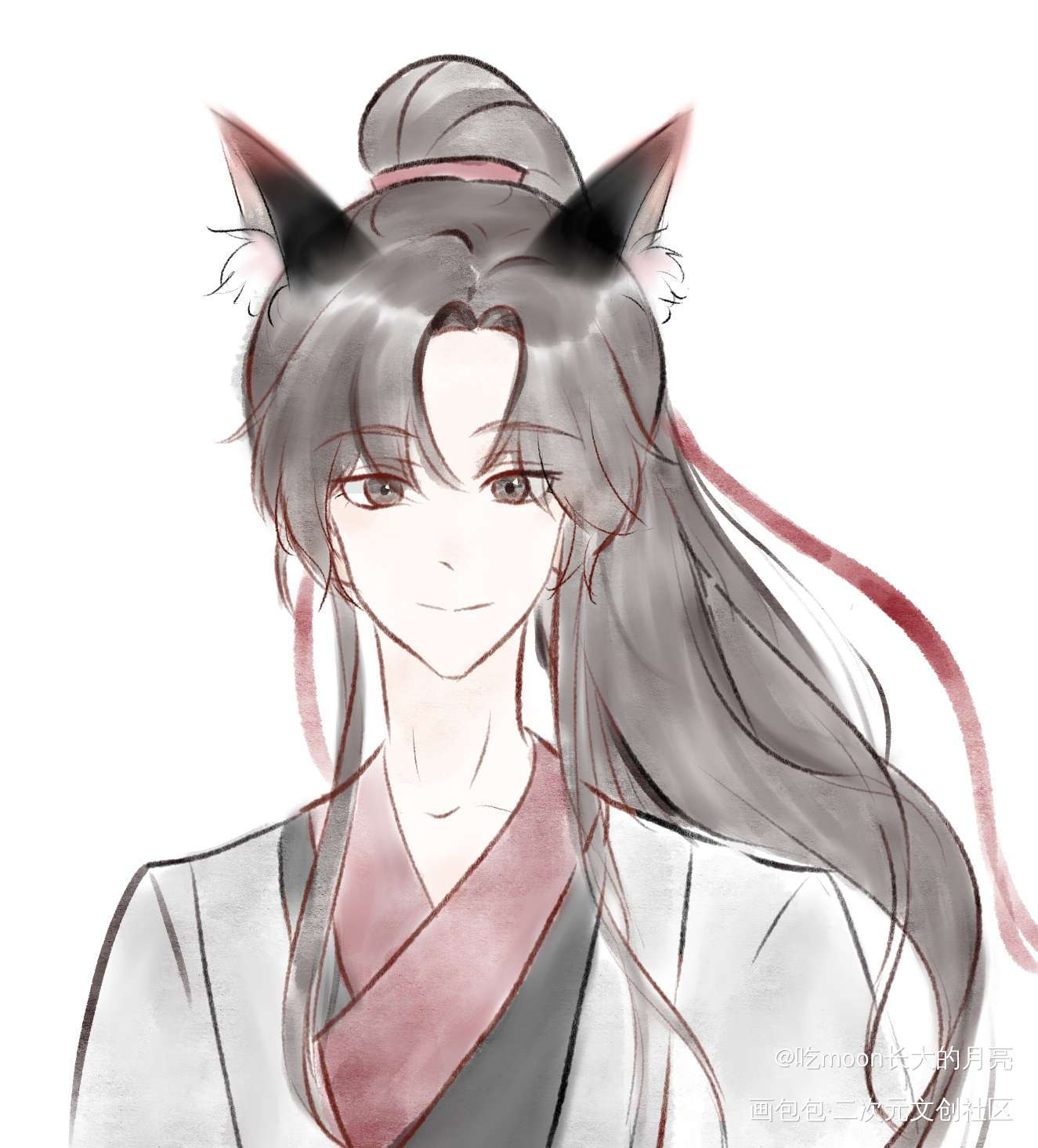 少年郎_人渣反派自救系统天官赐福魔道祖师蓝忘机·魔道祖师魏无羡·魔道祖师绘画作品