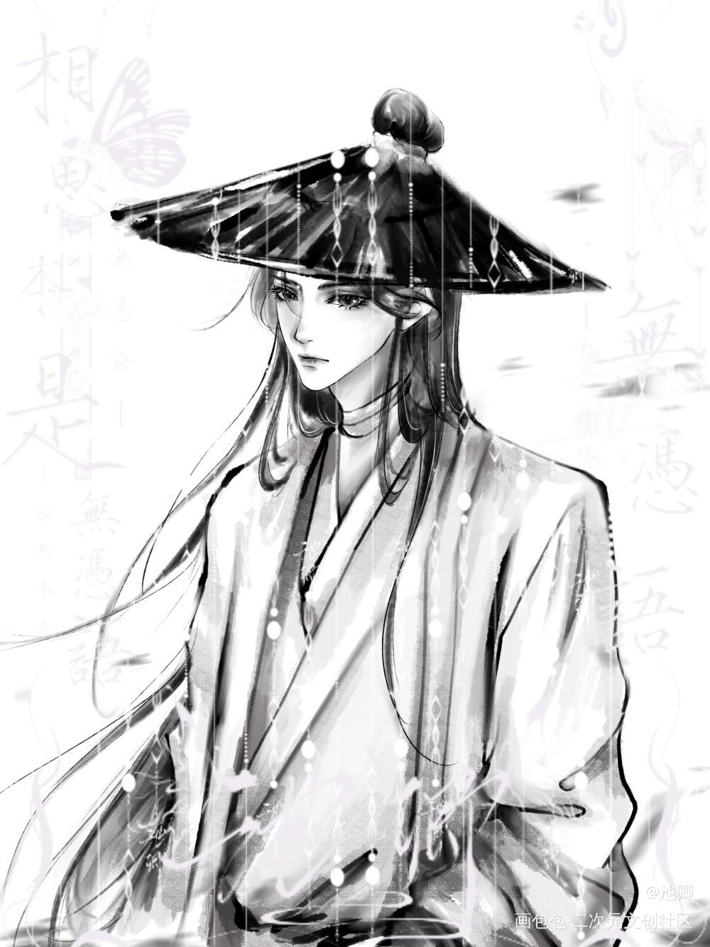_天官赐福绘画作品