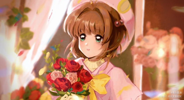 🌸さくら_百变小樱魔卡少女樱绘画作品