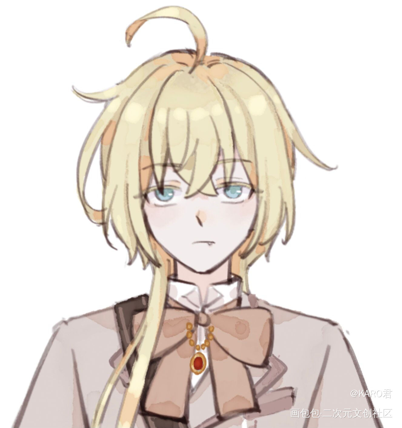 眼睛对一个人的影响还蛮大的诶！_OC摸鱼页oc稿件oc原创oc绘画作品