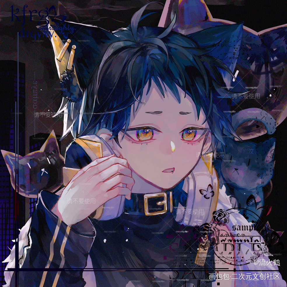 稿稿_头像稿件头像约稿绘画绘画作品