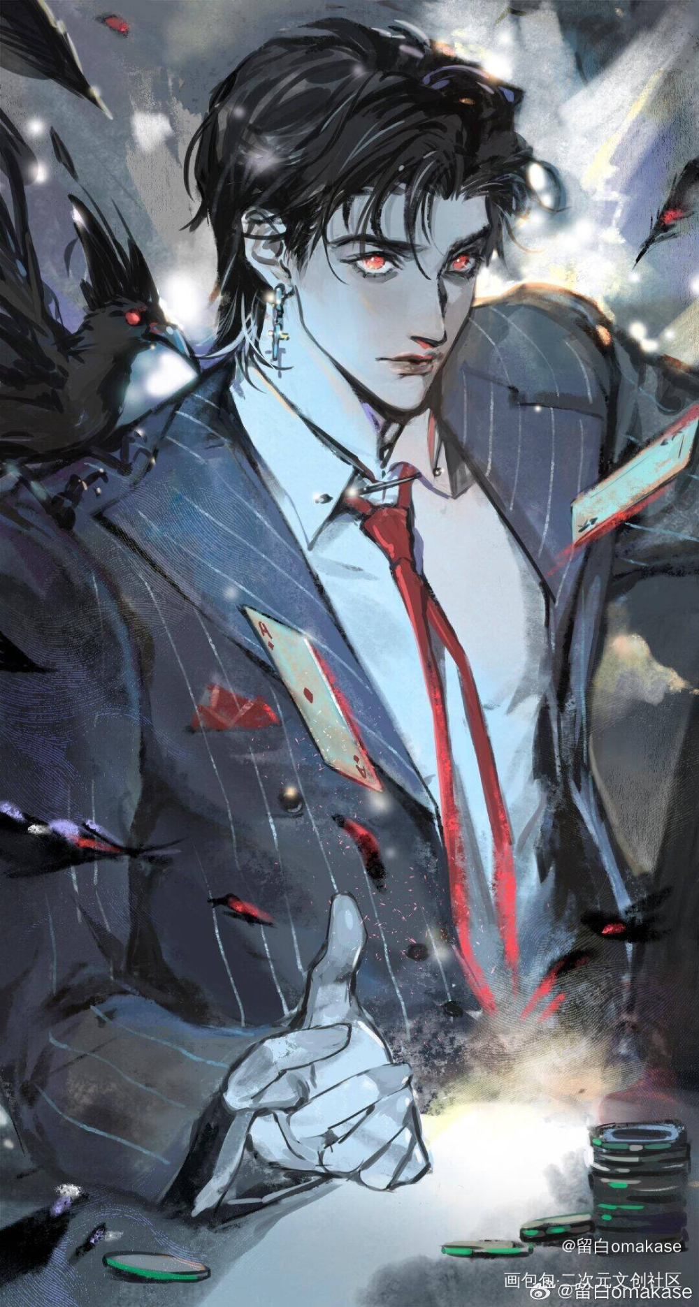 秦彻_恋与深空恋与深空秦彻秦彻绘画作品