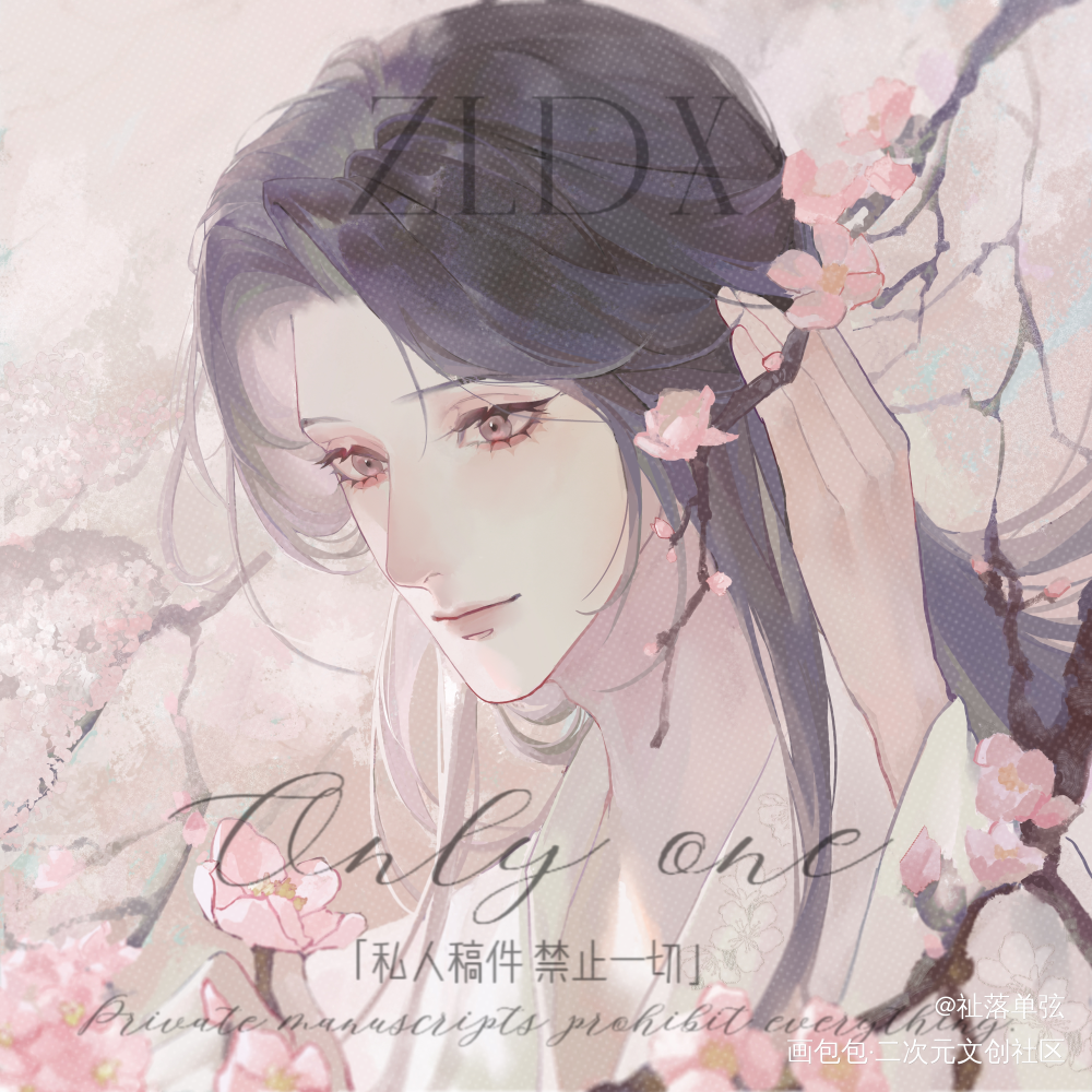 楚晚宁_二哈和他的白猫师尊楚晚宁绘画作品
