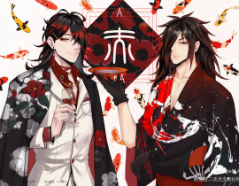 红色老头_绘画作品