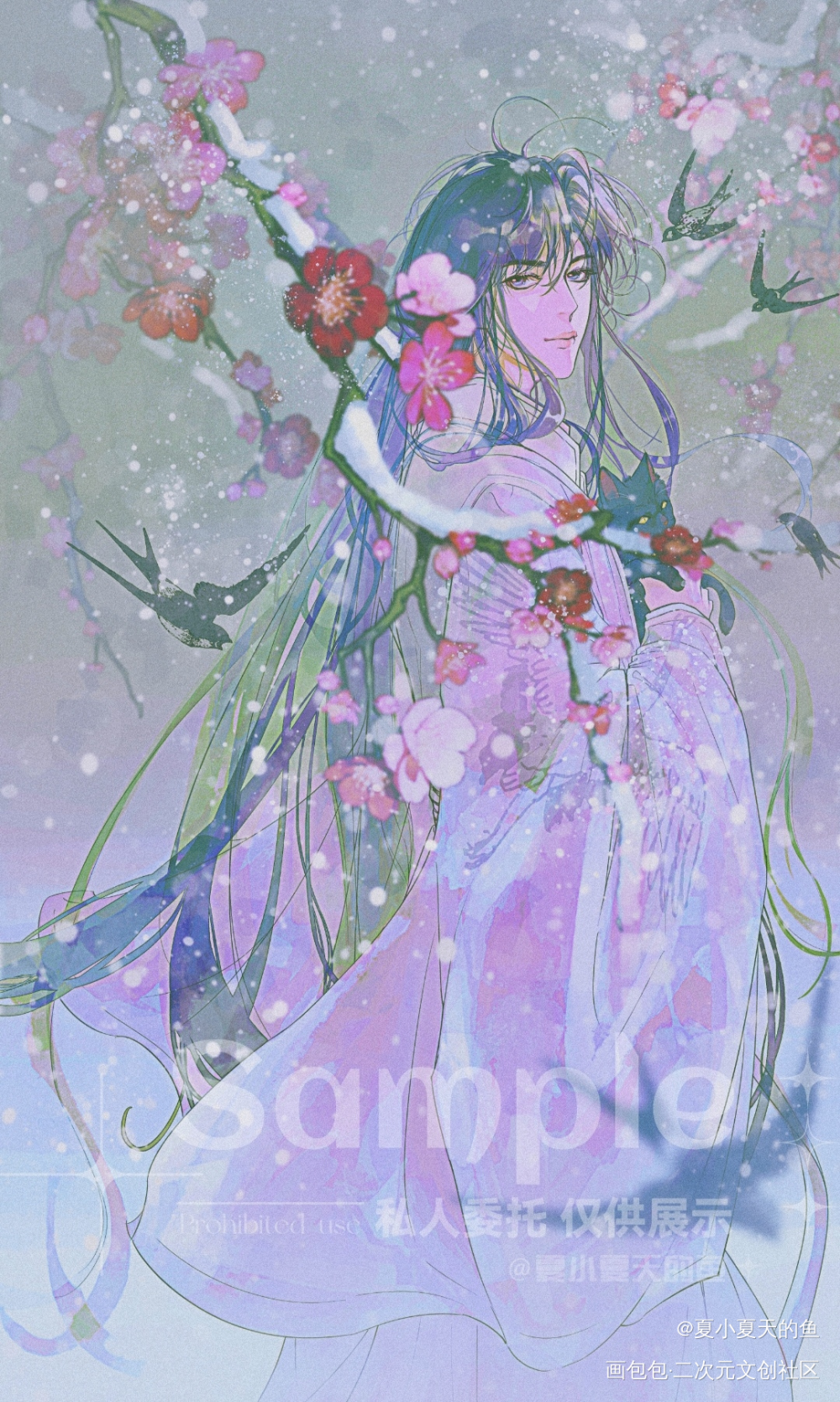 黑花_花花_黑花绘画作品