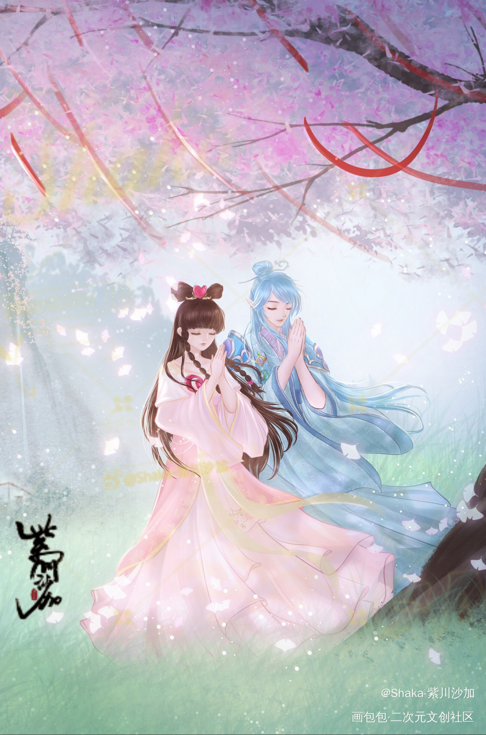 水默_古风水默客单展示绘画作品